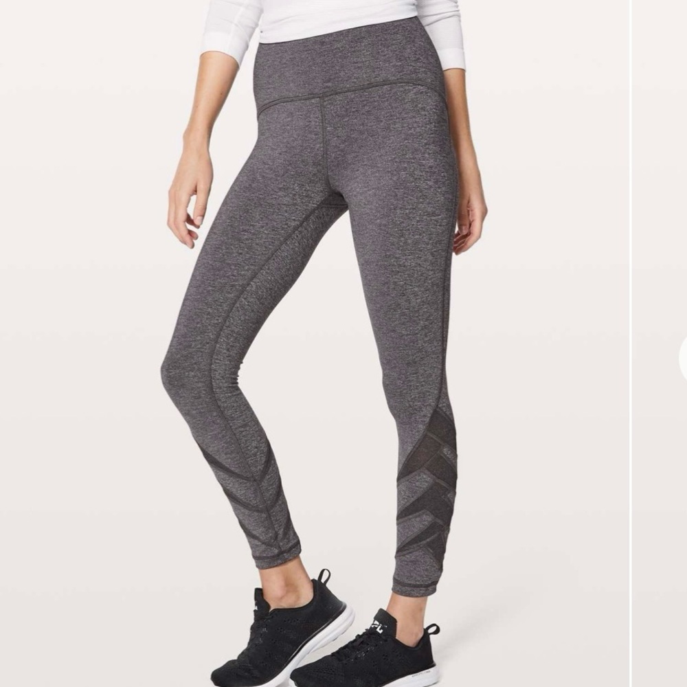 Lululemon High-Rise Tights Size 4 Gray